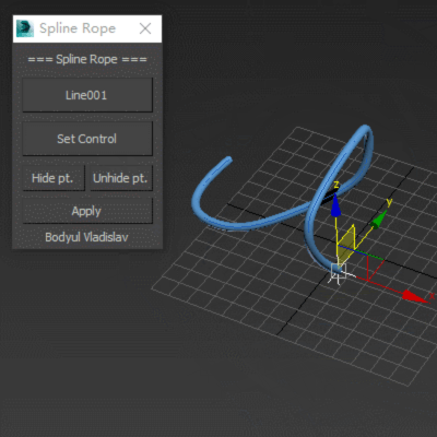 动态的样条线 — Spline Rope 脚本