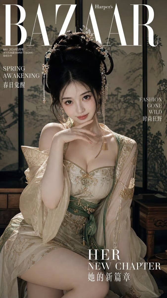 顶尖现代时尚杂志封面大片