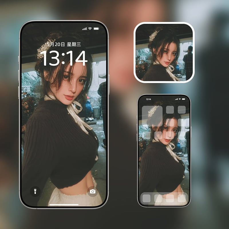 旧时光里的精致少女