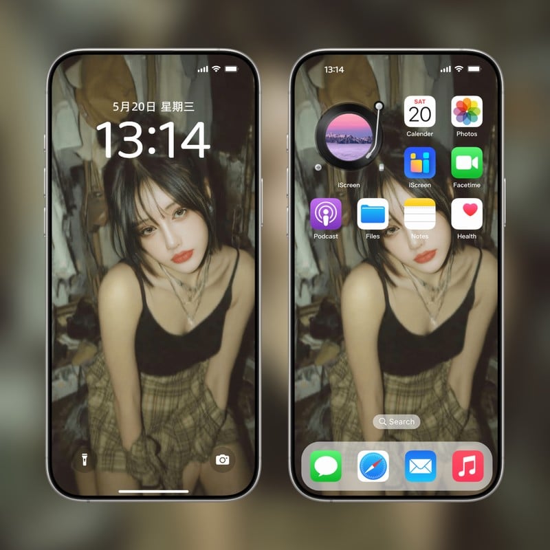 复古胶片小众人像壁纸