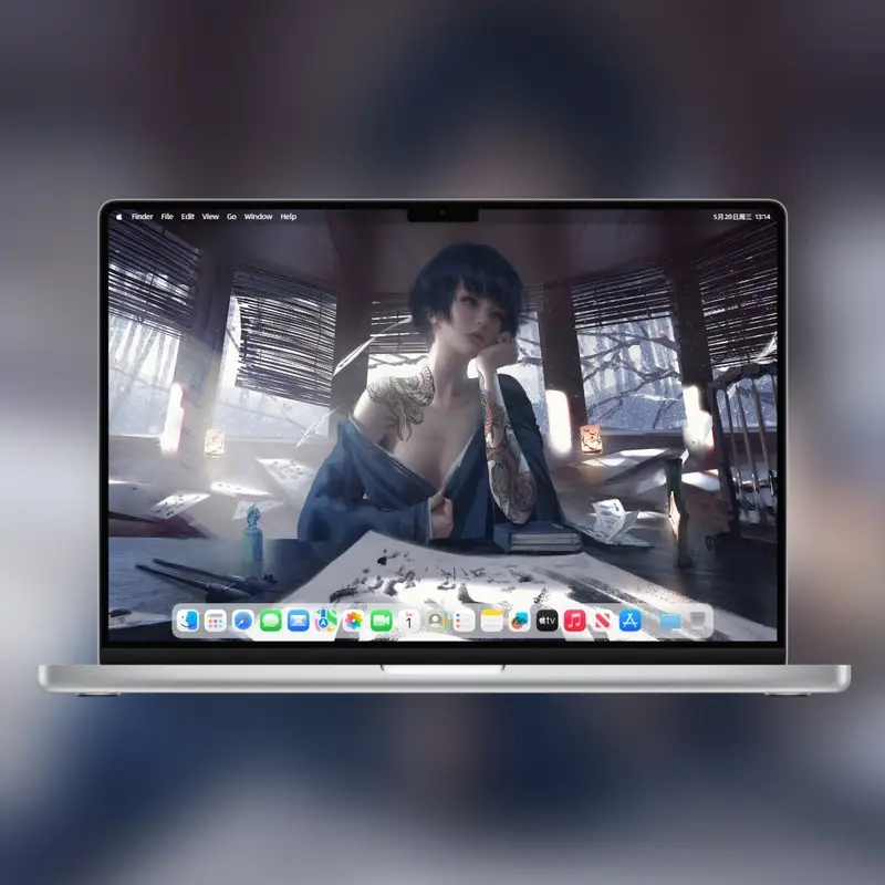 书斋里的龙纹少女