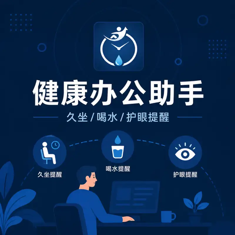 健康提醒工具 Health Reminder｜电脑端轻量化提醒神器，守护你的作息