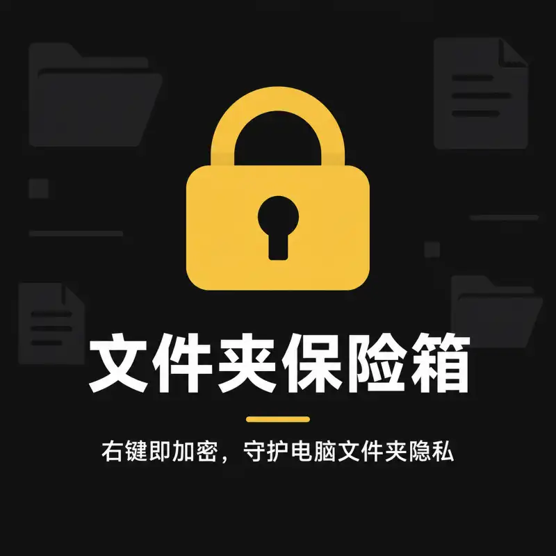 文件夹保险箱 FolderVault｜右键即加密，守护电脑文件夹隐私
